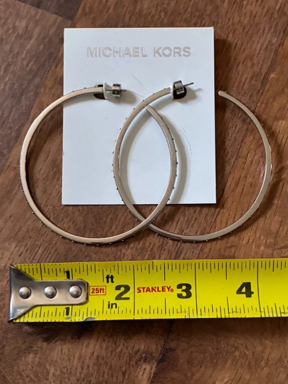 🆕 MK Studded Hoops